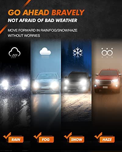 High-Performance H10 LED Fog Light Bulbs