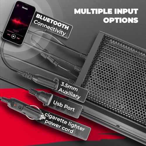 KEMIMOTO 16" UTV Sound Bar with LED Lights