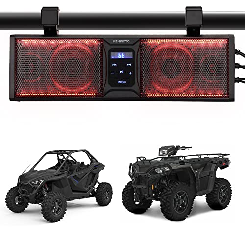 KEMIMOTO Marine Waterproof UTV Sound Bar System