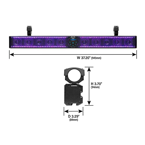 BOSS 37" ATV UTV Bluetooth Sound Bar