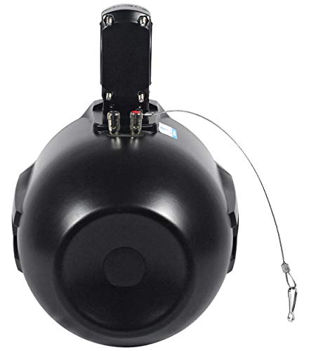 Rockville 8" Marine Wakeboard Speakers, Black - Pair