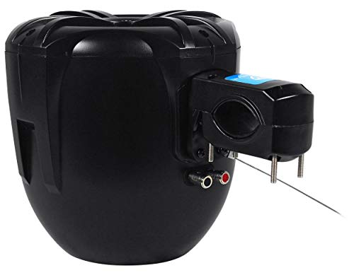 Rockville 8" Marine Wakeboard Speakers, Black - Pair