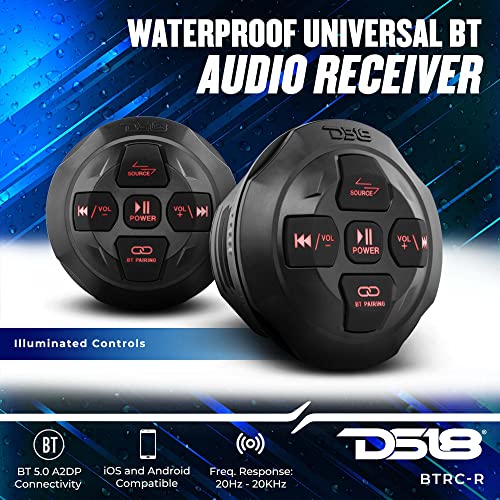 DS18 4" Bluetooth Marine Tower Speakers with Amp