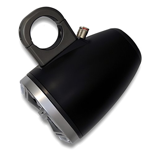 KICKER Black Wake Tower 6.5" Marine Speakers Pair