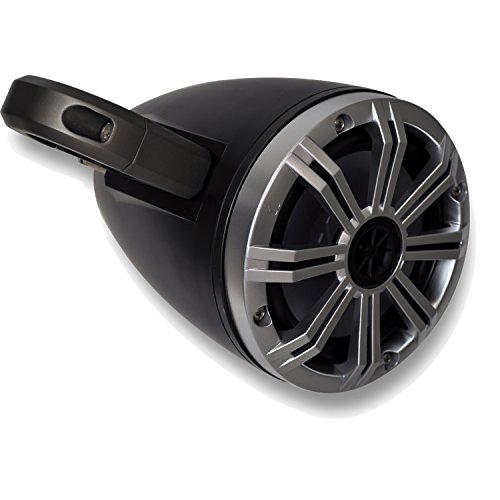 KICKER Black Wake Tower 6.5" Marine Speakers Pair
