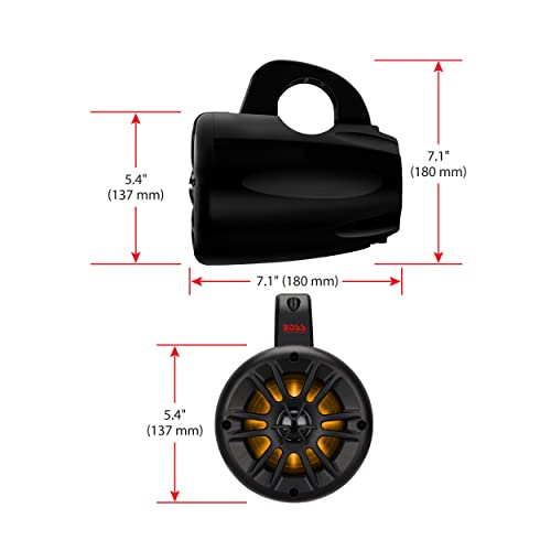 BOSS Audio 4" Marine Wake Tower Speakers