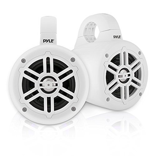 Pyle Waterproof Marine Wakeboard Tower Speakers Set