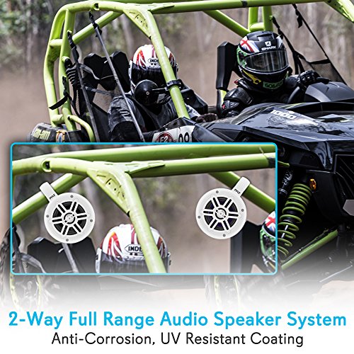 Pyle Waterproof Marine Wakeboard Tower Speakers Set