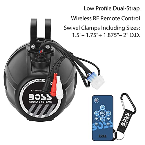 Boss Audio 2-Way Marine UTV Roll Bar Speakers