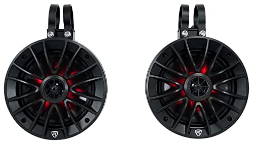 Rockville 6.5" Bluetooth LED Tower Speakers