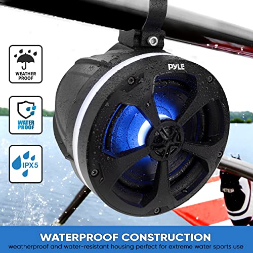 Waterproof 5.25" Off-Road Speakers with RGB Lighting