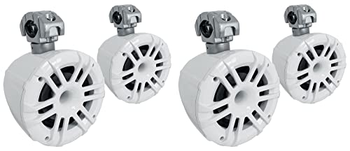 Memphis Audio 6.5" Wake Tower Speakers - White