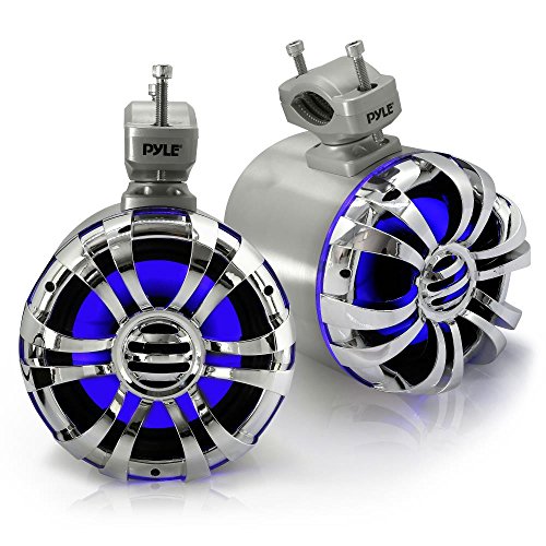 Waterproof 5.25" Marine Speakers with LED Lights