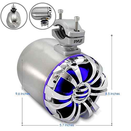 Waterproof 5.25" Marine Speakers with LED Lights