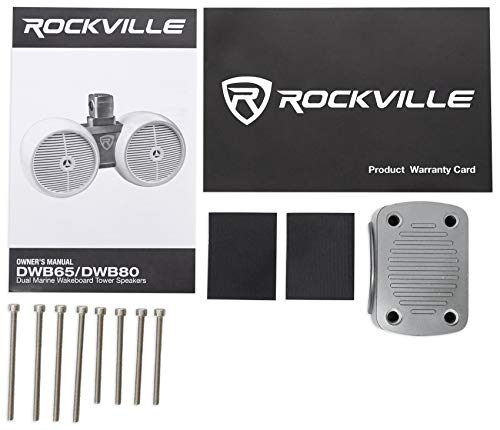 Rockville Dual 6.5" Wakeboard Tower Speakers