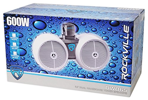 Rockville Dual 6.5" Wakeboard Tower Speakers