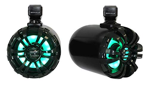 Rockville 6.5" 600W LED Wakeboard Speakers