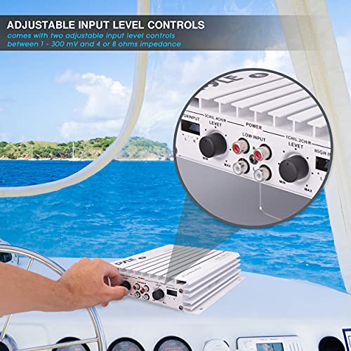 Pyle 400W Waterproof Marine Audio Amplifier - PLMRA402