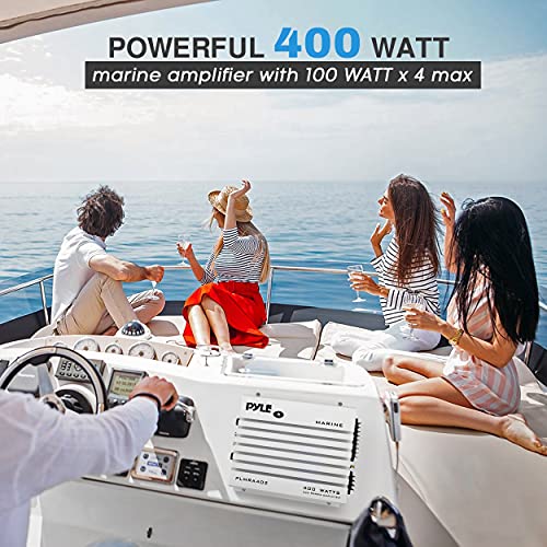 Pyle 400W Waterproof Marine Audio Amplifier - PLMRA402