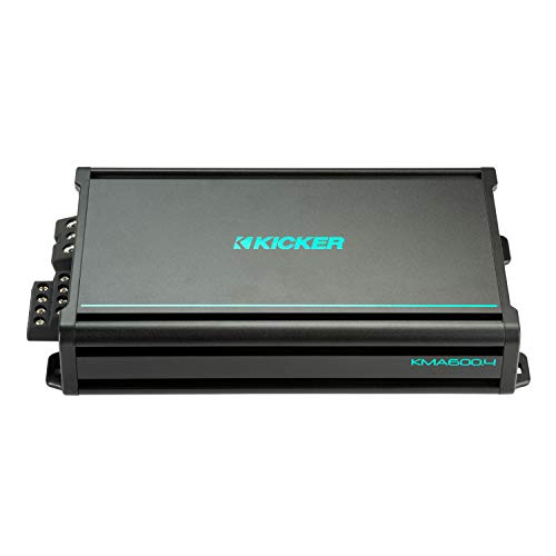 KICKER KMA600.4 Weather-Resistant 4-Channel Amplifier