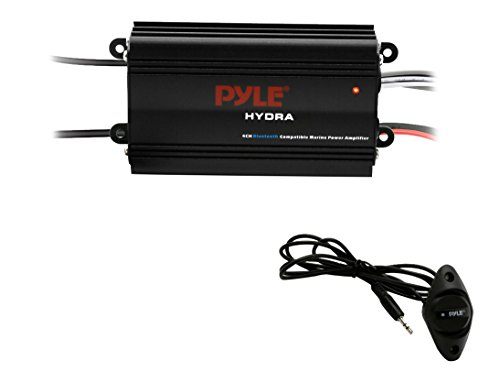 Pyle 4-Channel Marine Amplifier with Bluetooth Audio