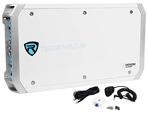 Rockville RXM-S6 6-Channel Marine Amplifier, 2600W Peak