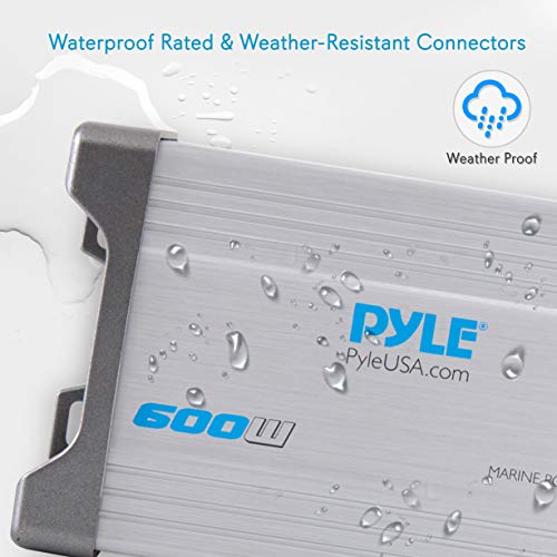 Pyle 600W Waterproof Marine Amplifier Receiver