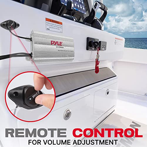 Pyle Hydra 400W Waterproof 4 Channel Amplifier