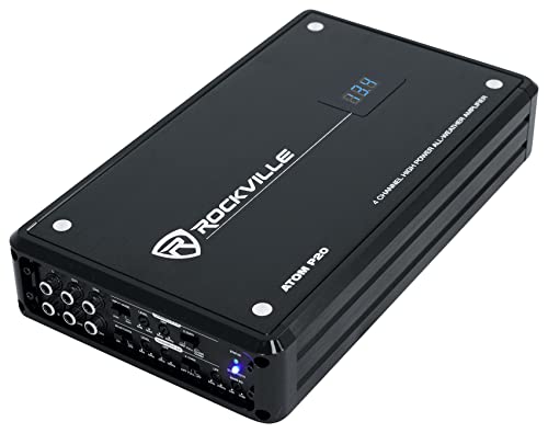 Rockville Atom P20 4-Channel Bluetooth Amplifier