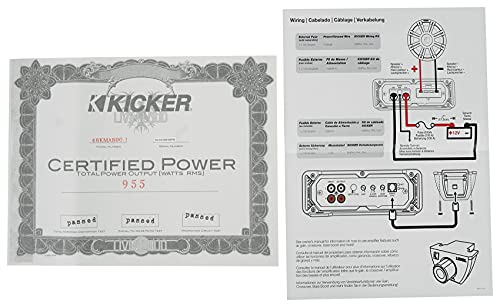 KICKER 800W Marine Mono Amplifier KMA800.1