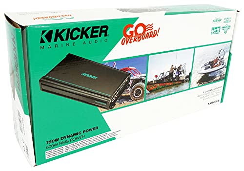 KICKER 600W 6-Channel Marine Amplifier KMA600.6