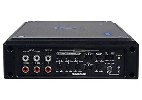 Rockville RXM8BTB 8-Channel 1500W Marine Amplifier