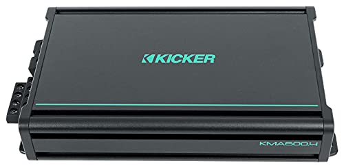 KICKER 600W 4-Channel Marine Amplifier KMA600.4