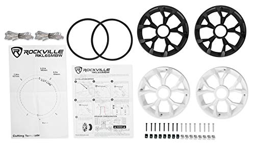 Rockville 6.5" 700W Marine Speakers with LED