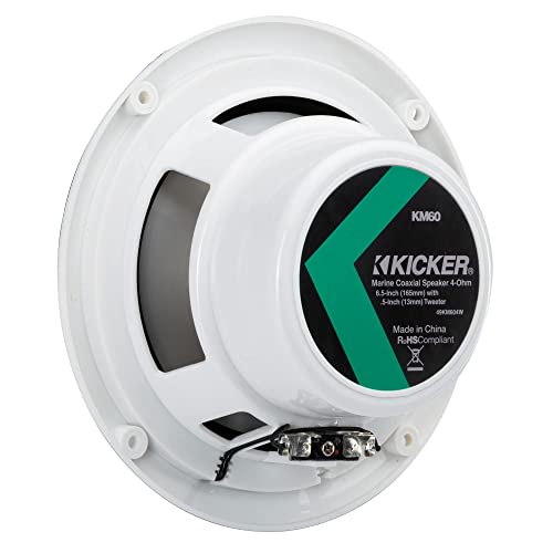 KICKER 6" 2-Way Marine Speakers KM604W