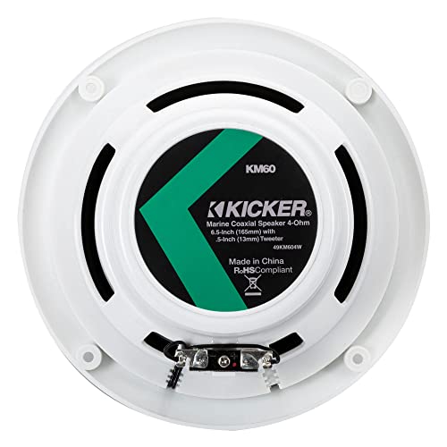 KICKER 6" 2-Way Marine Speakers KM604W