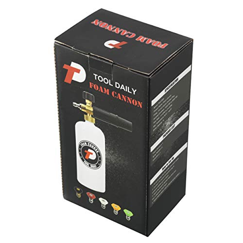 Foam Cannon with 1/4" Connector for Pressure Washers