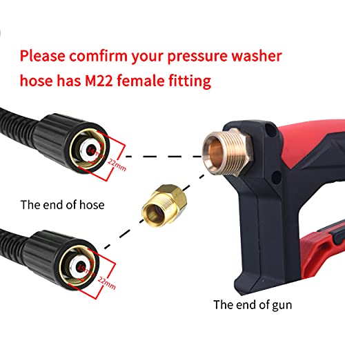 Pressure Washer Gun with Foam Cannon & Nozzles