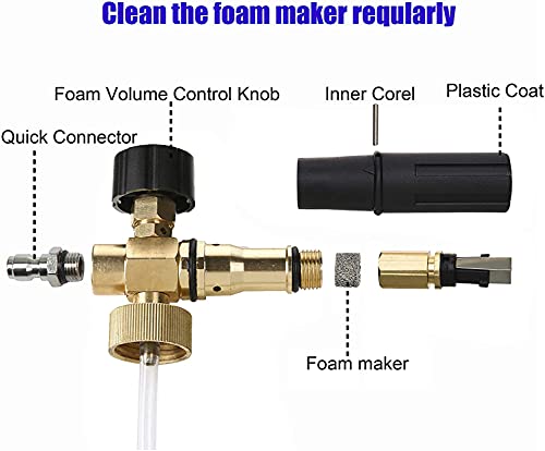Pressure Washer Gun with Foam Cannon & Nozzles