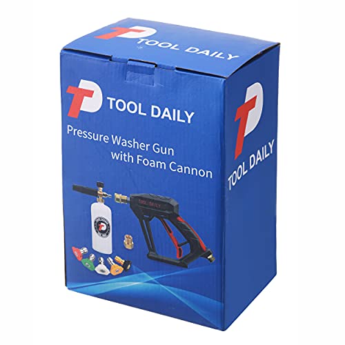 Pressure Washer Gun with Foam Cannon & Nozzles