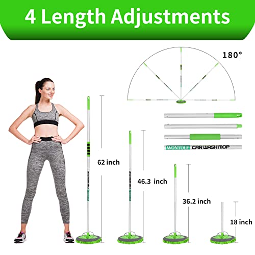 Wontolf 62'' Microfiber Car Wash Brush Kit