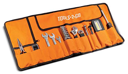 83-Piece Tool Set with Roll-Up Pouch