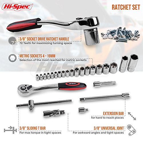 Hi-Spec Automotive Tool Set for Trucks and ATV