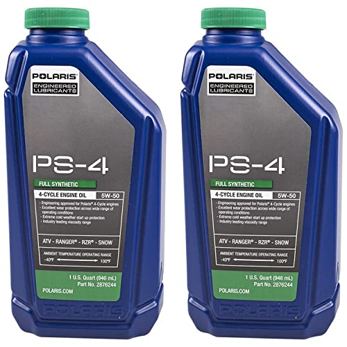 Polaris PS-4 5W-50 Synthetic Engine Oil 2-Pack
