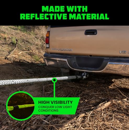 Rhino USA Heavy Duty Kinetic Tow Rope