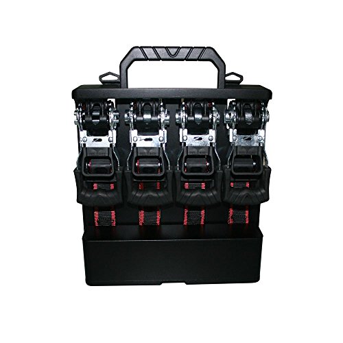 Husky 12FT x 1IN Ratchet Tie-Down Straps - 4 Pack