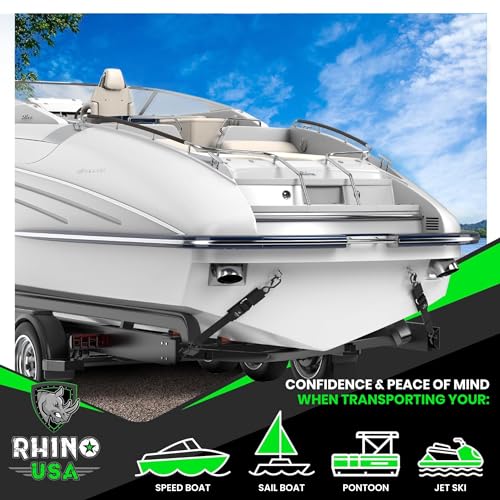 Heavy Duty Boat Trailer Transom Straps - 2PK