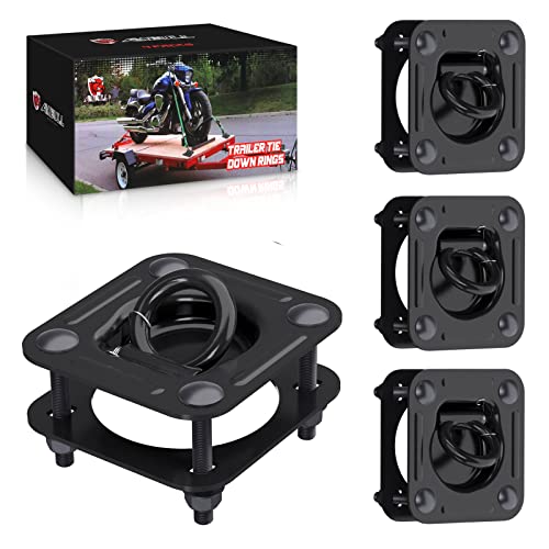 Ambull D-Ring Tie Down Anchors - 4 Pack