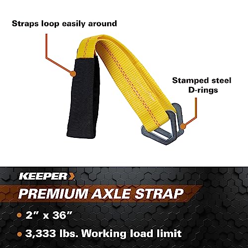 Keeper 2" x 24" Heavy-Duty Axle Tie Down Strap