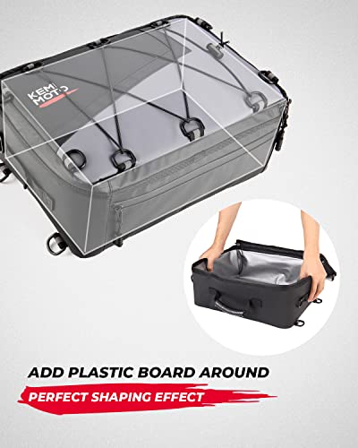 KEMIMOTO 16L Insulated Waterproof Motorcycle Tail Bag